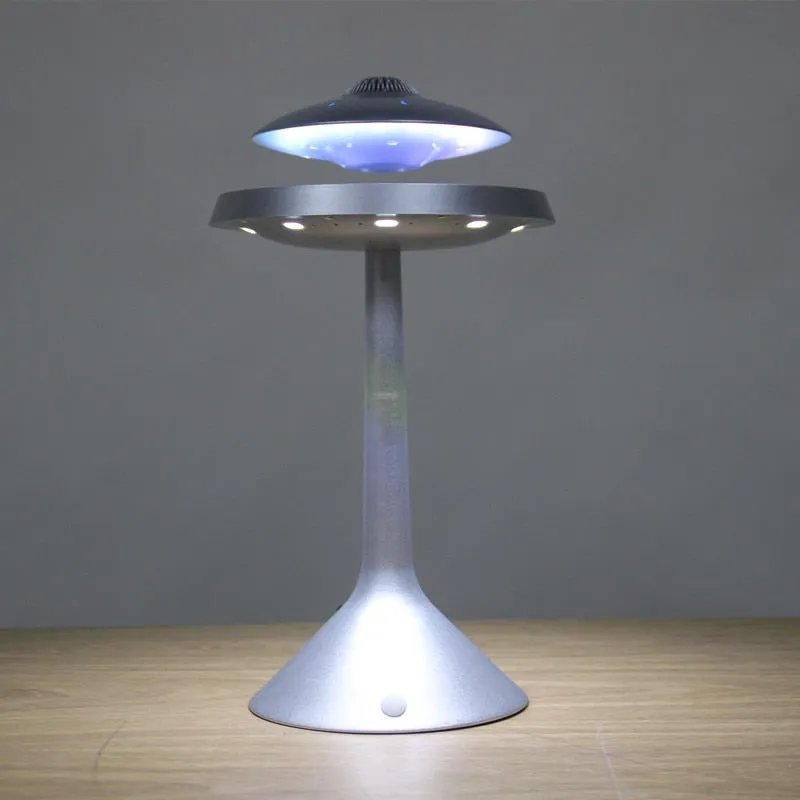 Magnetic Levitating LED Table Lamp w/ speaker