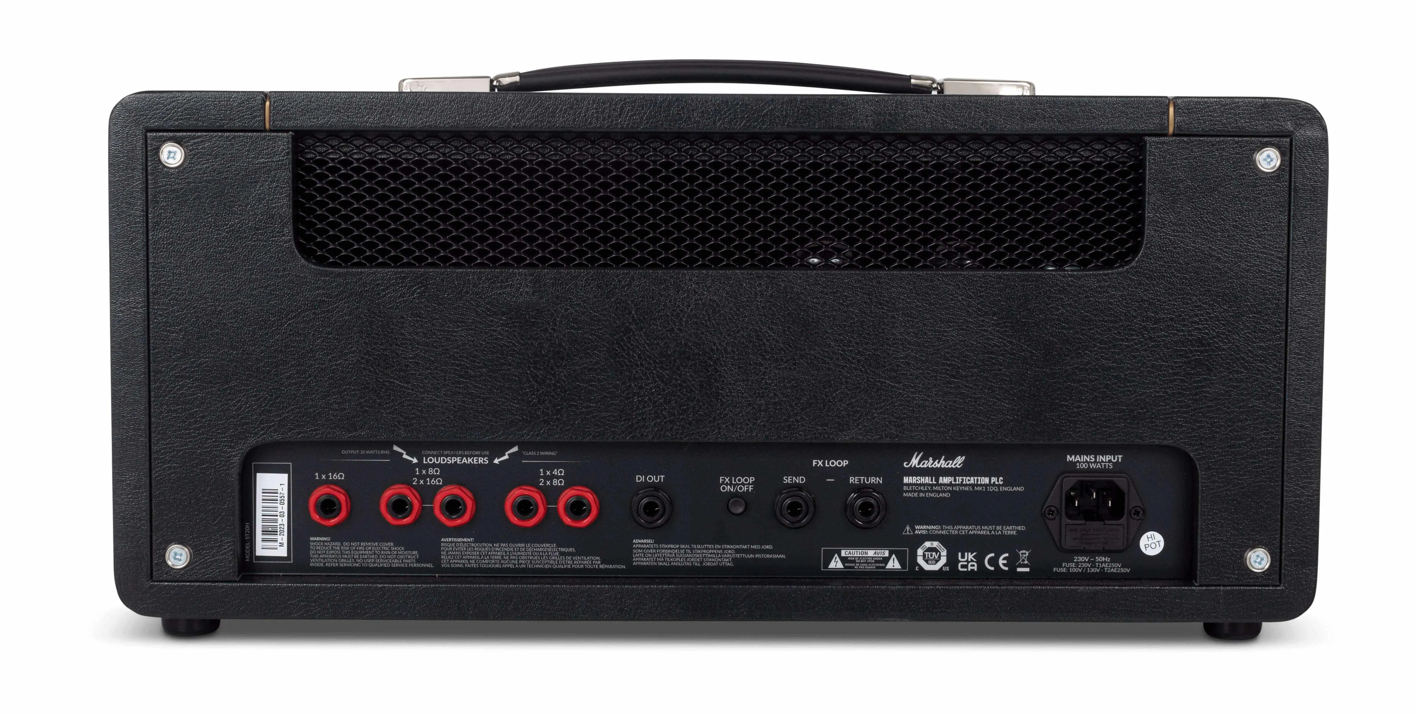Marshall ST20H 20w Guitar Amp Head - valve amp studio JTM (Made in UK)