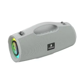 Max Power Heavy Duty Water Resistant & Dust Proof Bluetooth Speaker W/ Handle & Shoulder Strap - Grey