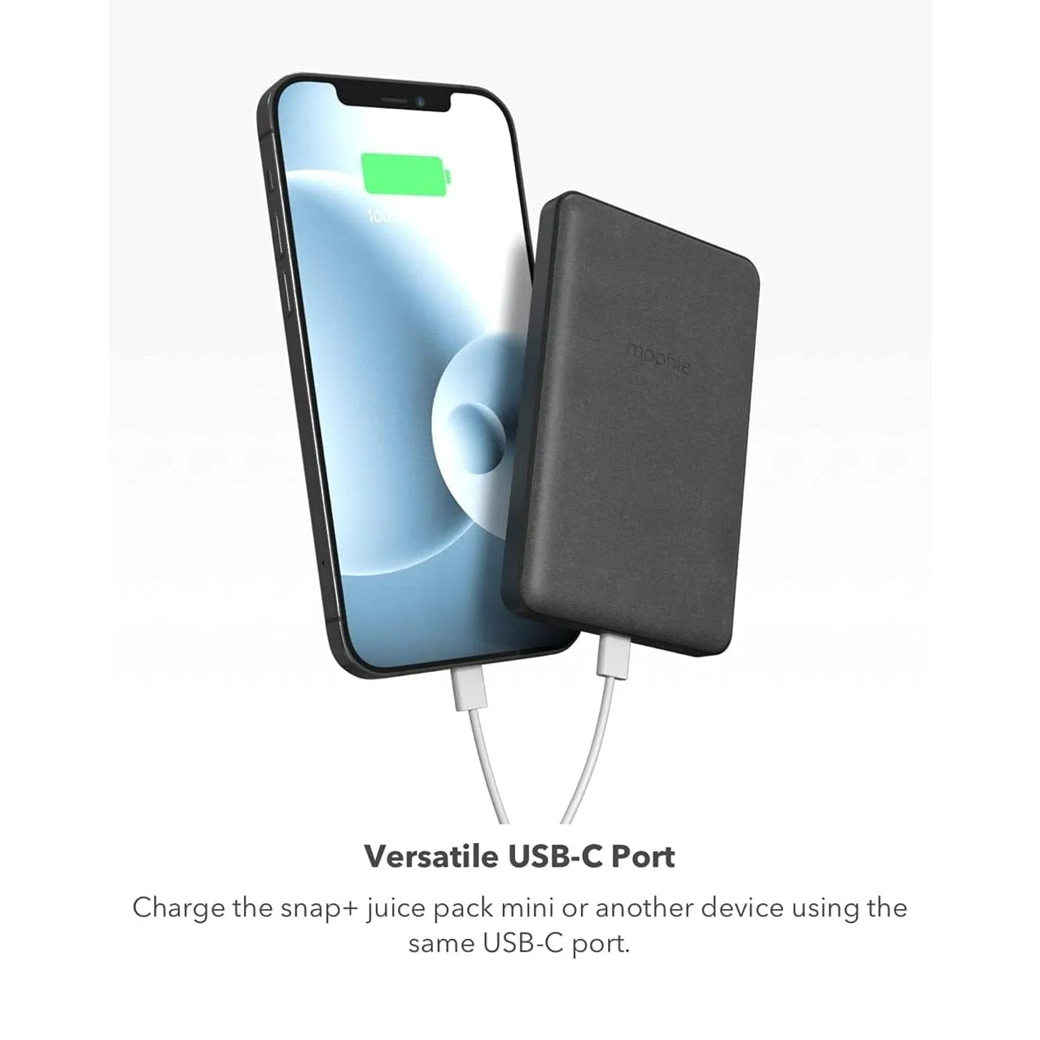 Mophie Snap  Juice Pack Mini MagSafe Compatible 5,000mAh Wireless Charger