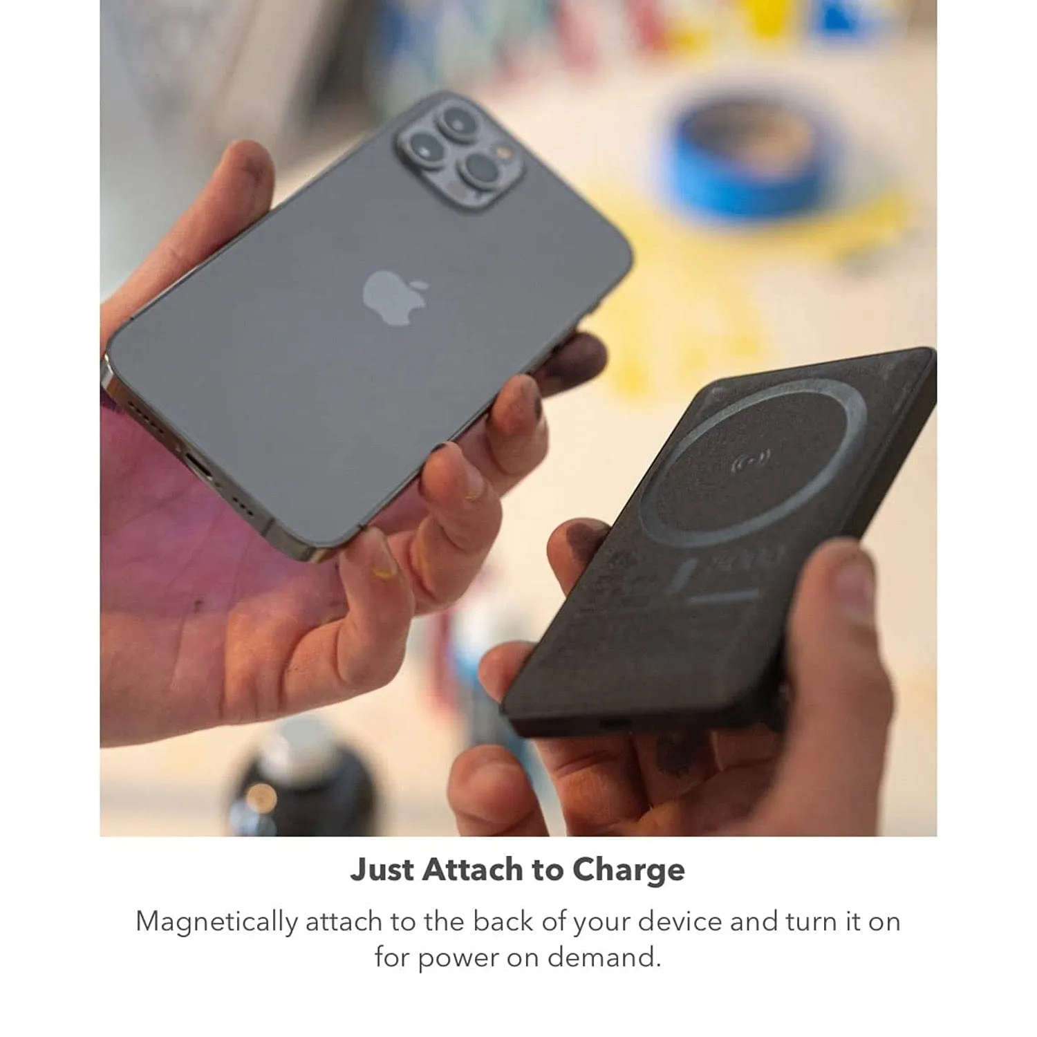 Mophie Snap  Juice Pack Mini MagSafe Compatible 5,000mAh Wireless Charger