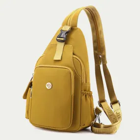 Multifunctional Sling Bag For Women Portable Waterproof Nylon Backpack
