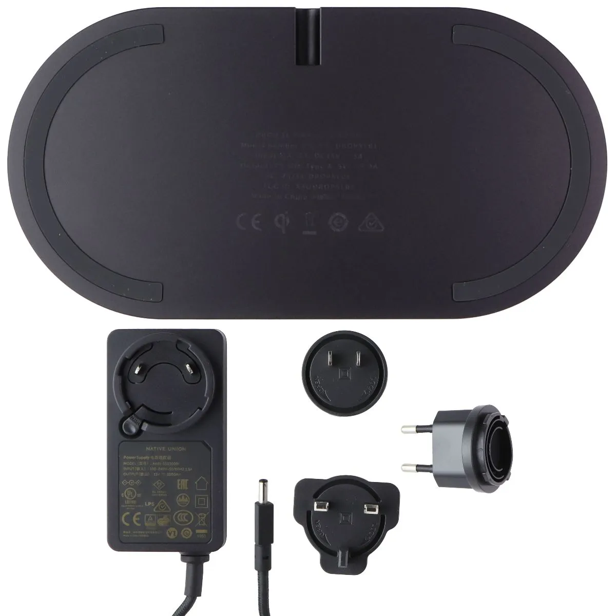 Native Union Drop XL Wireless Charger for Smartphones with US / EU / UK Plugs