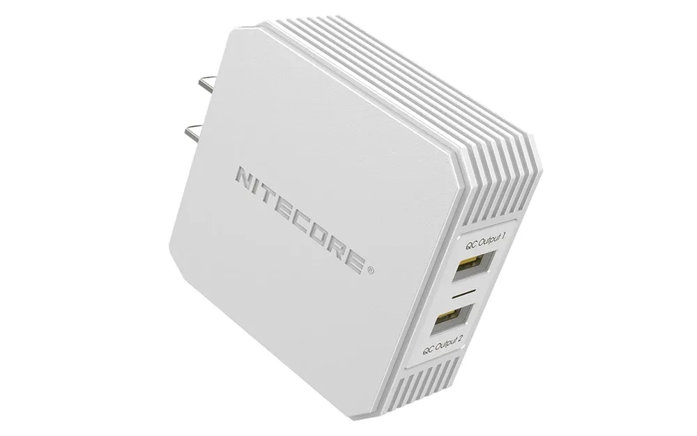 NITECORE UA42Q 2-Port Quick Charge USB 2.0 & 3.0 Adapter