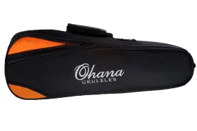 Ohana DB-27OR Deluxe Tenor Ukulele Gigbag - Orange
