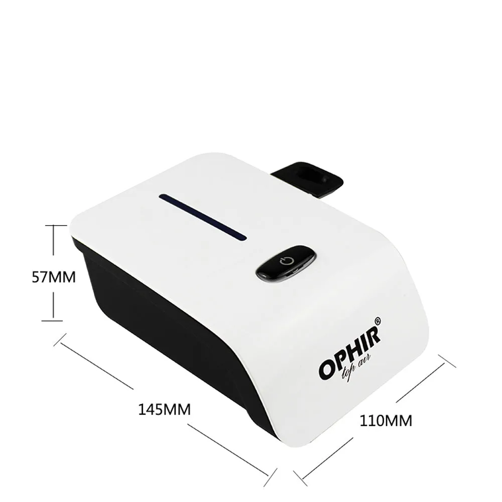OPHIR Professional Airbrush Makeup System Kit 0.3mm Single Action Makeup Airbrush Set with Foundation Eyebrow Stencil Loose Powder