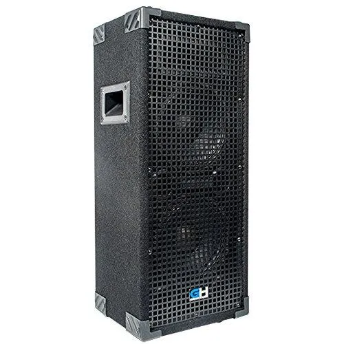 Pair of Passive Dual 8 Inch 2-Way PA/DJ Loudspeaker Cabinets - 900 Watt Full Range PA/DJ Band Live Sound Speakers