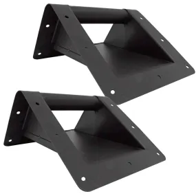 Pair of Steel Recessed Corner Speaker Handles