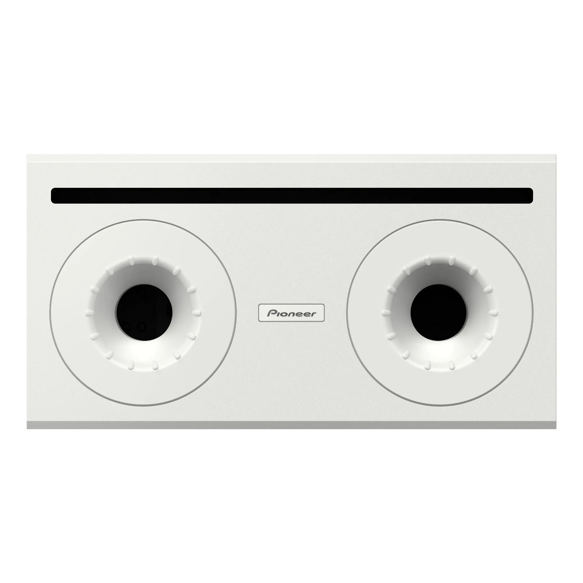 Pioneer Pro Audio 10" Dual Kelton Method Compact Subwoofer for Studio and Home Theater Audio System Equipment - White Grille