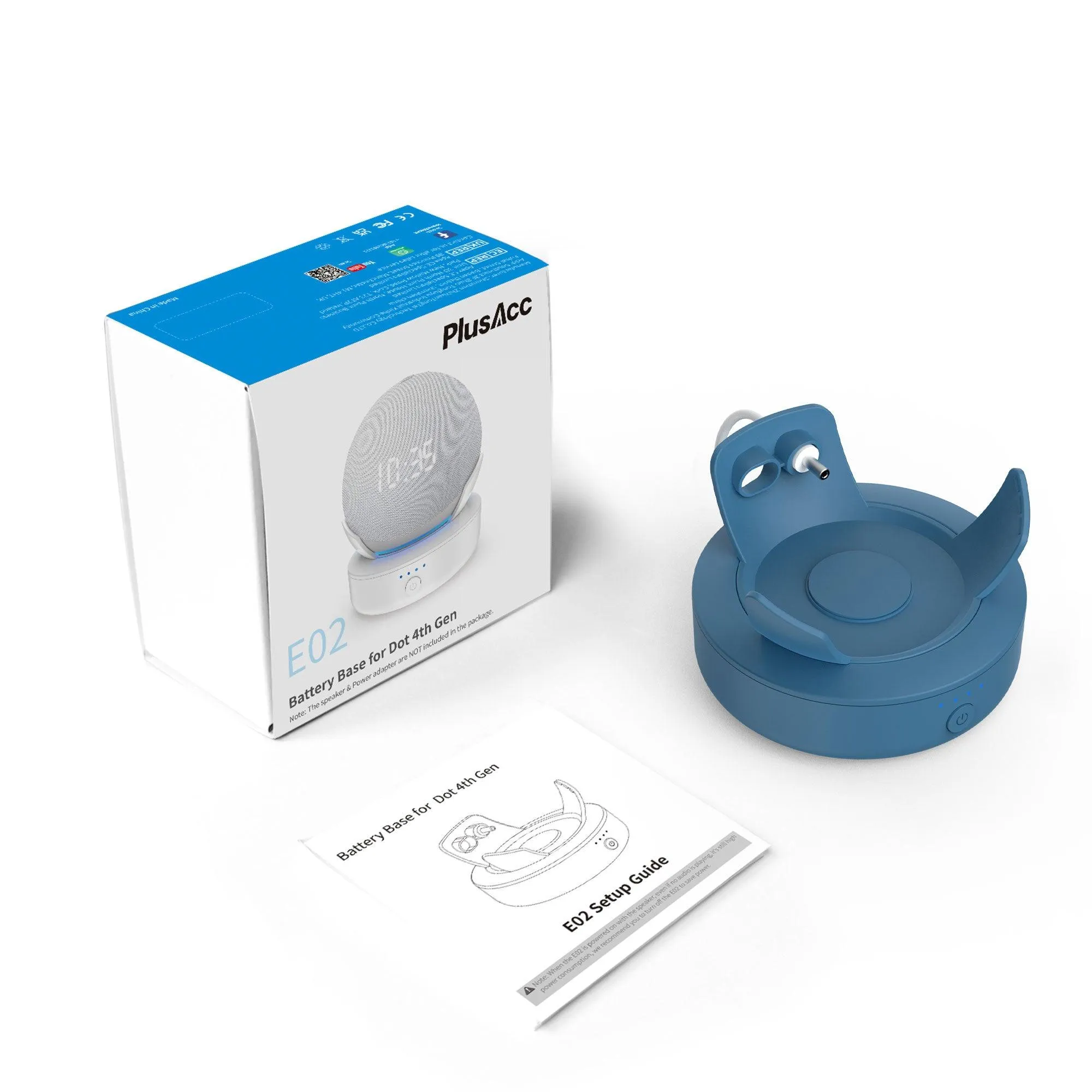 Portable Battery Base for Echo Dot (4th Gen)