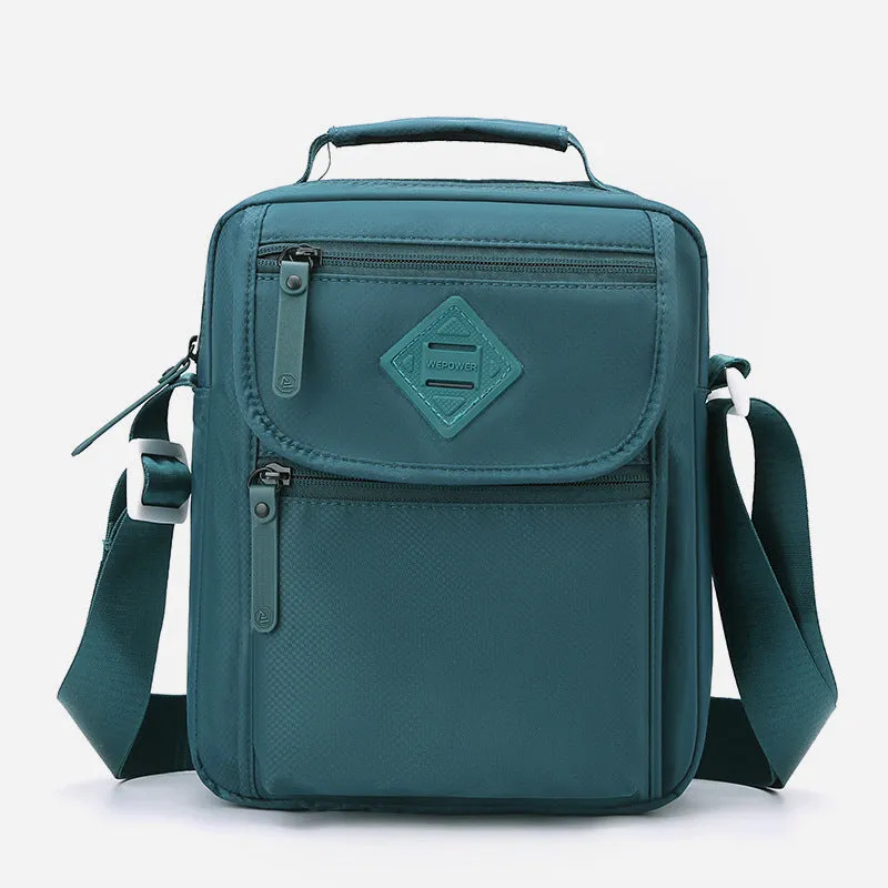 Portable Nylon Crossbody Handbag For Men Minimalist Shoulder Purse