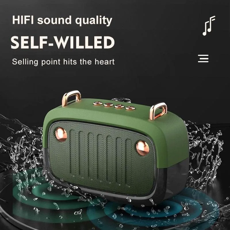 Portable Wireless Subwoofer Bluetooth V5.0 Speaker With FM