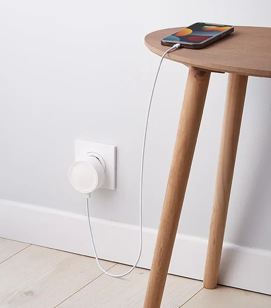 PowerOn Dual USB Fast Charger PD30W White
