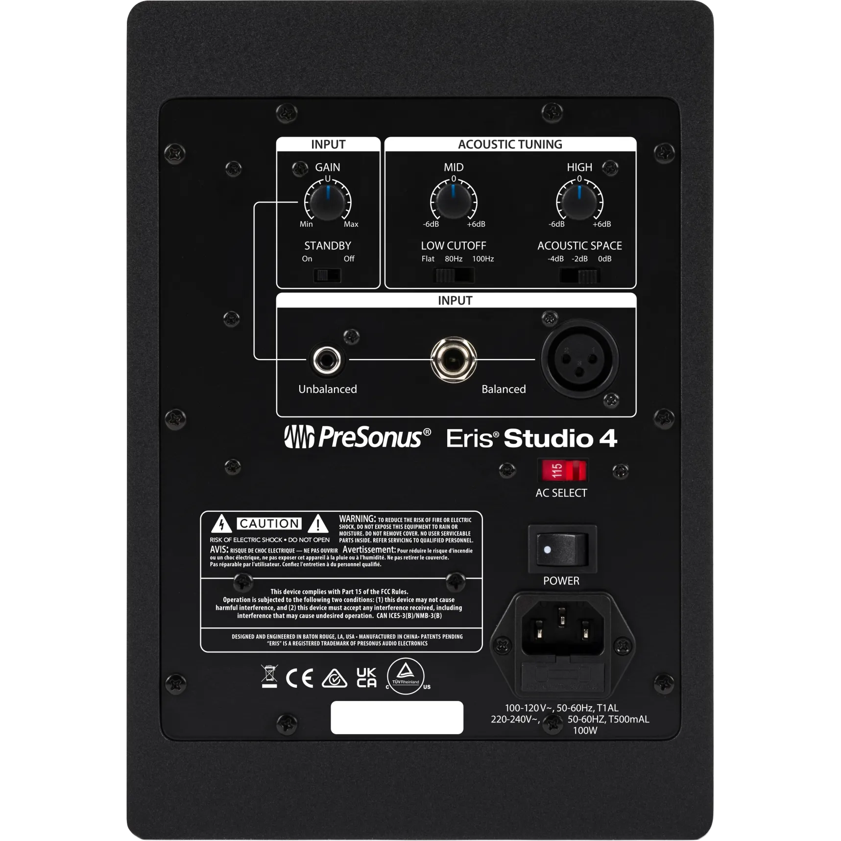 PreSonus 2777500126 Eris Studio 4 Monitor