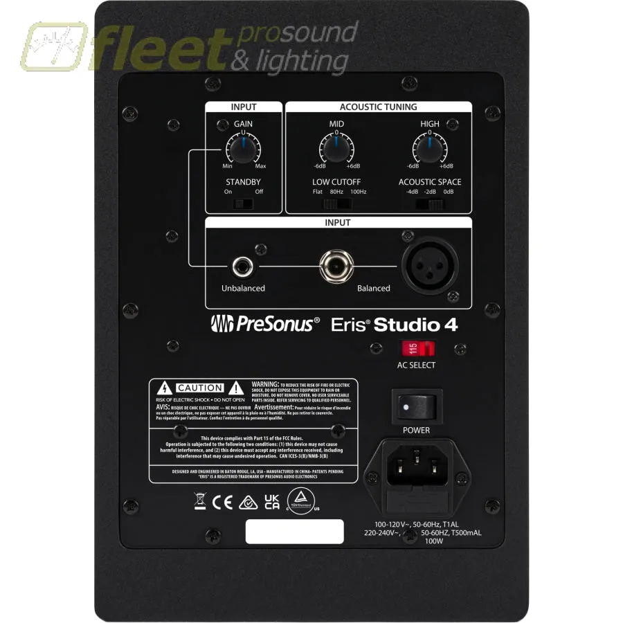 PreSonus Eris Studio 4 Studio Monitor (Single)