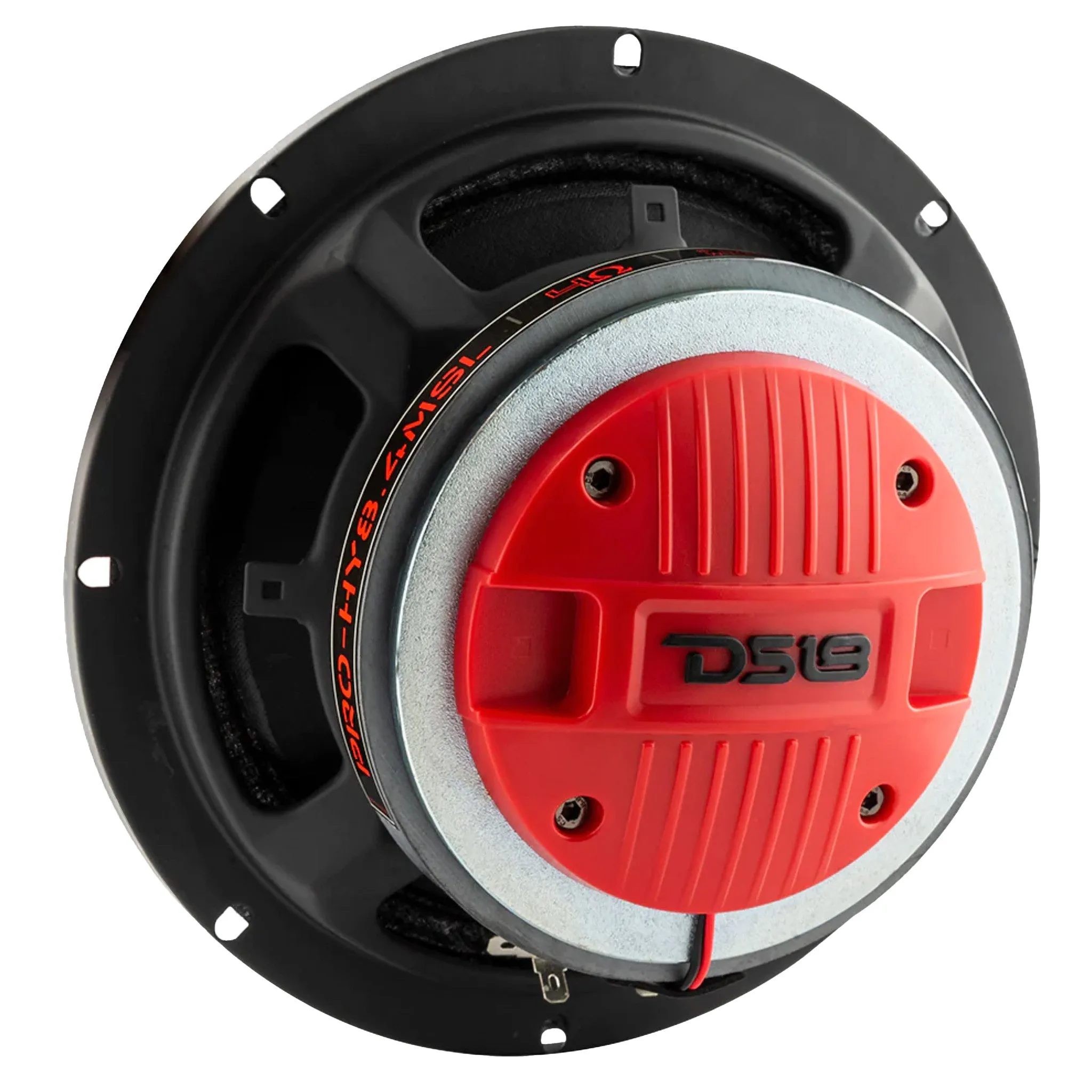 PRO 8" Shallow Coaxial Hybrid Mid-Range Loudspeaker with Built-in Driver 200 Watts Rms 4-Ohm - Grill Included