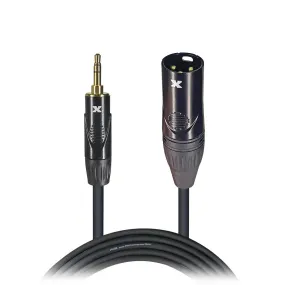 ProX XC-MXM25 25 Ft. Unbalanced 1/8" (3.5mm) TRS-M Mini to XLR3-M High Performance Audio Cable