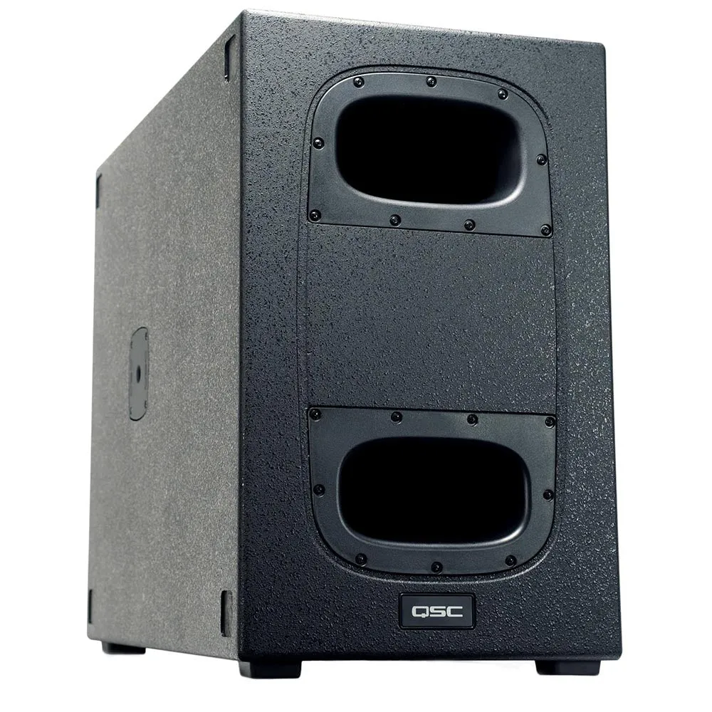 QSC 3600W Dual 12" Powered Cardioid Subwoofer