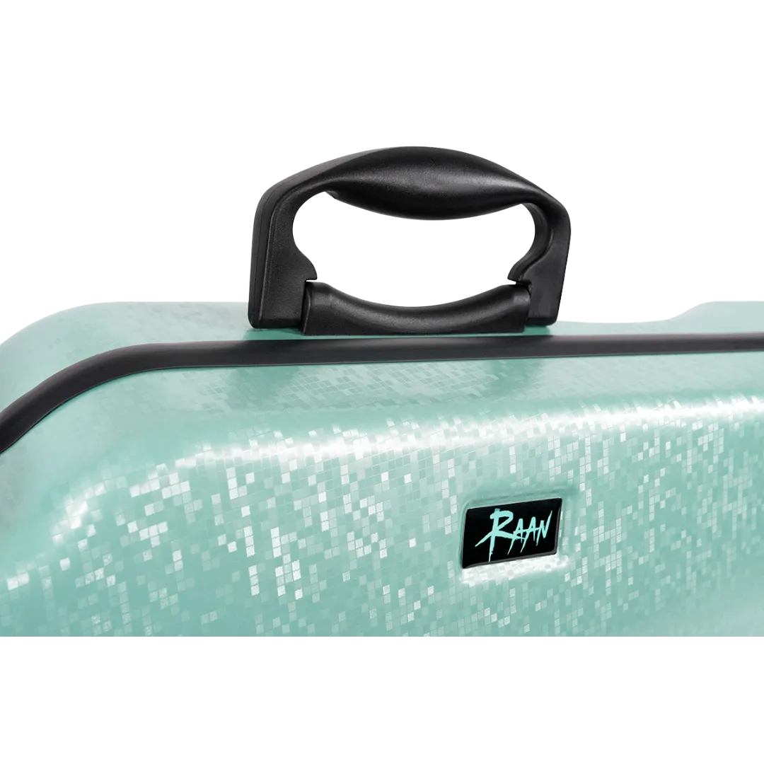RAAN Shaped Violin Case Mint Green 1/4-1/2