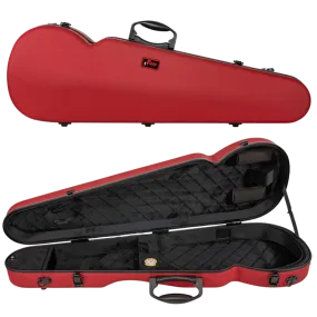 RAAN Shaped Violin Case Wine Red 3/4-4/4