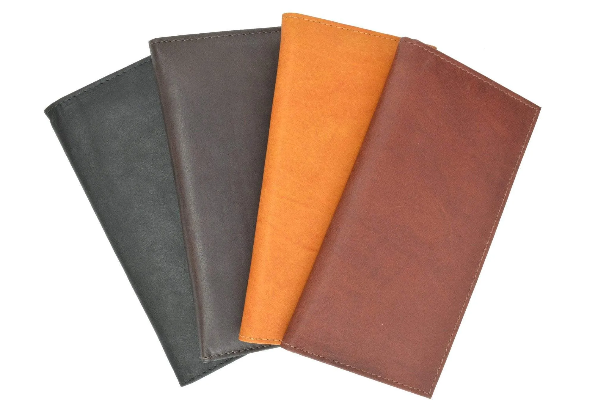 RFID Blocking Slim Leather Checkbook Organizer ID Credit Card Holder Wallet RFID 853 (C)