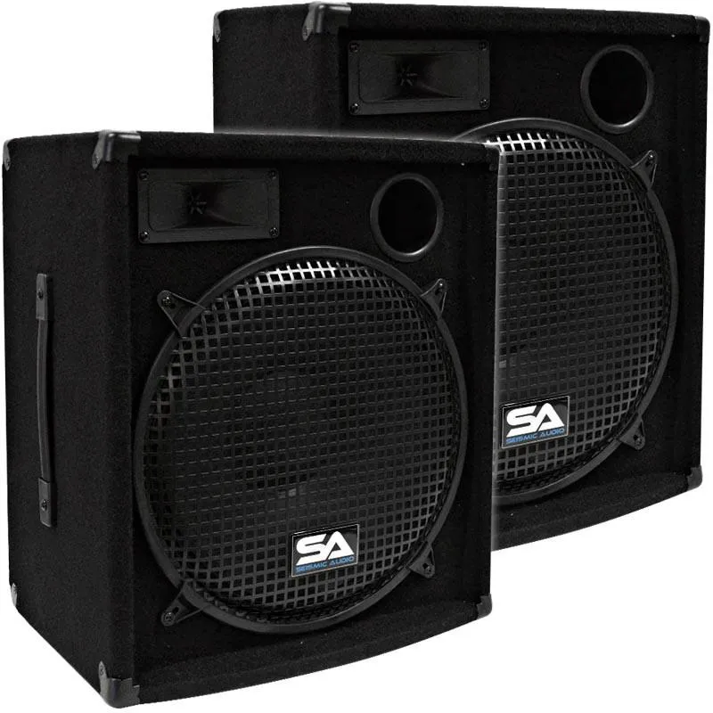 SA-15.2 - Pair of 15" Compact DJ / PA Speaker Cabinet