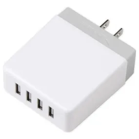 Sabrent AX-U4PW 40W / 8 Amp 4-Port Rapid Smart USB Wall Charger (2.4A/Port)