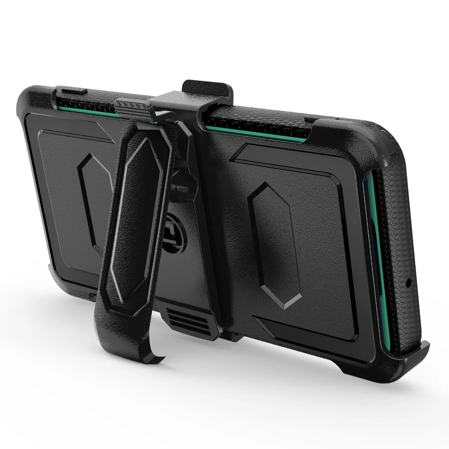 Samsung Galaxy A32 5G Case, Galaxy A32 5G Case, Triple Protection 3-1 w/ Built in Screen Protector Heavy Duty Holster Shell Combo Case - Teal