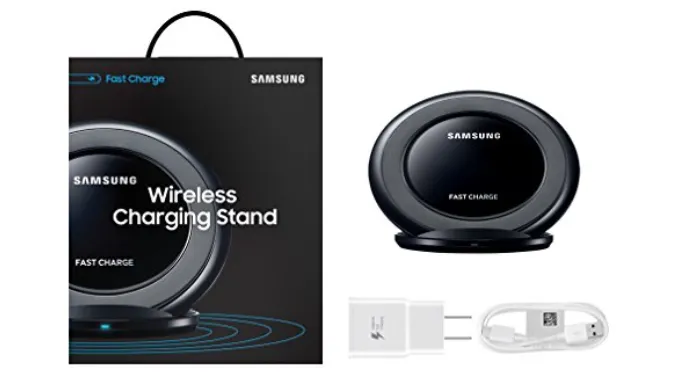 Samsung Qi Certified Fast Charge Wireless Charge Pad   Stand   Wall Charger - Ships Next Day!