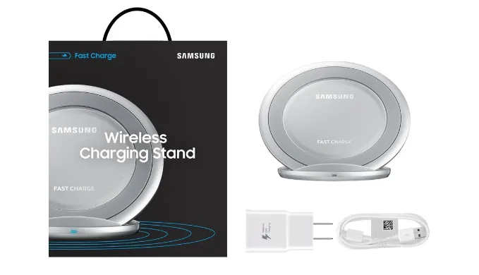 Samsung Qi Certified Fast Charge Wireless Charge Pad   Stand   Wall Charger - Ships Next Day!
