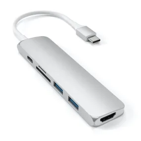 Satechi Slim USB-C MultiPort Adapter Version 2 - Silver