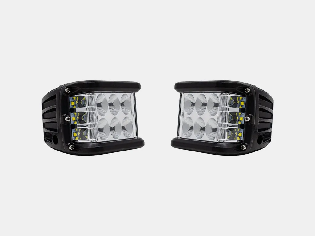 Side Projecting LED Pods *SOLD AS PAIR* BY CALI RAISED LED