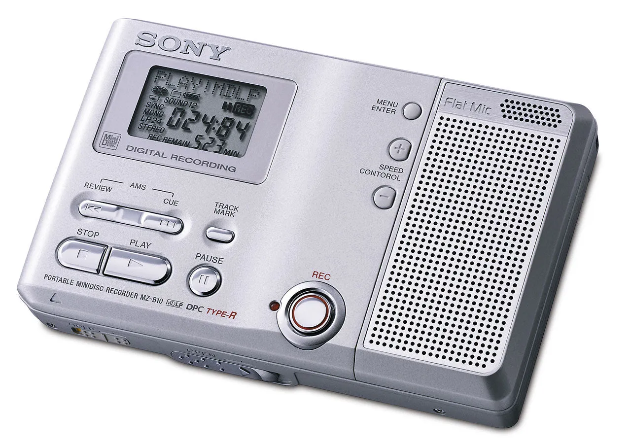 Sony MZ-B10 Portable Business MiniDisc Recorder & Player Walkman