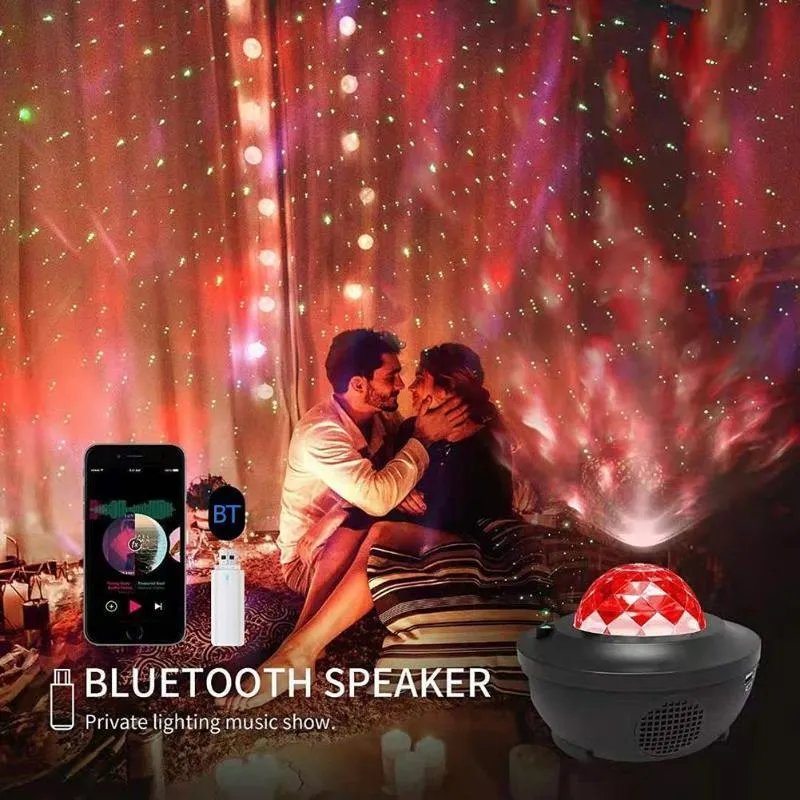 Starry Sky Projector with Built-in Bluetooth