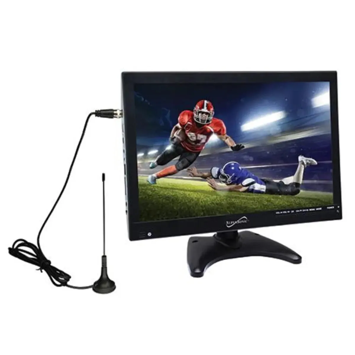SuperSonic SC-2814 14" Portable Digital LED TV with USB, SD, HDMI with Included Stand