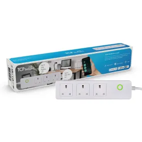 TCP Smart 1.2m Surge Protection 3 Way Extension Lead - White | TCPEXT3
