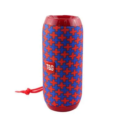 TG117 Wireless Bluetooth Speaker Support TF Card FM Radio Aux Music Player Outdoor Waterproof Portable Column Loudspeaker