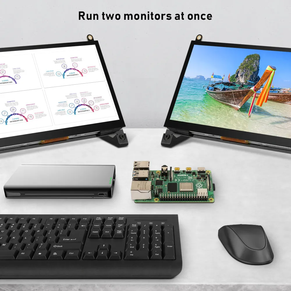 UPi B2 - Raspberry Pi 7" Touchscreen HDMI Monitor | UPERFECT UPi