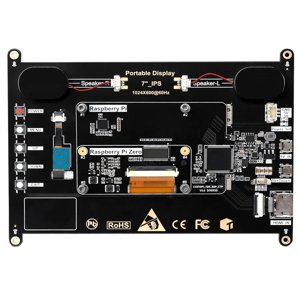 UPi B2 - Raspberry Pi 7" Touchscreen HDMI Monitor | UPERFECT UPi