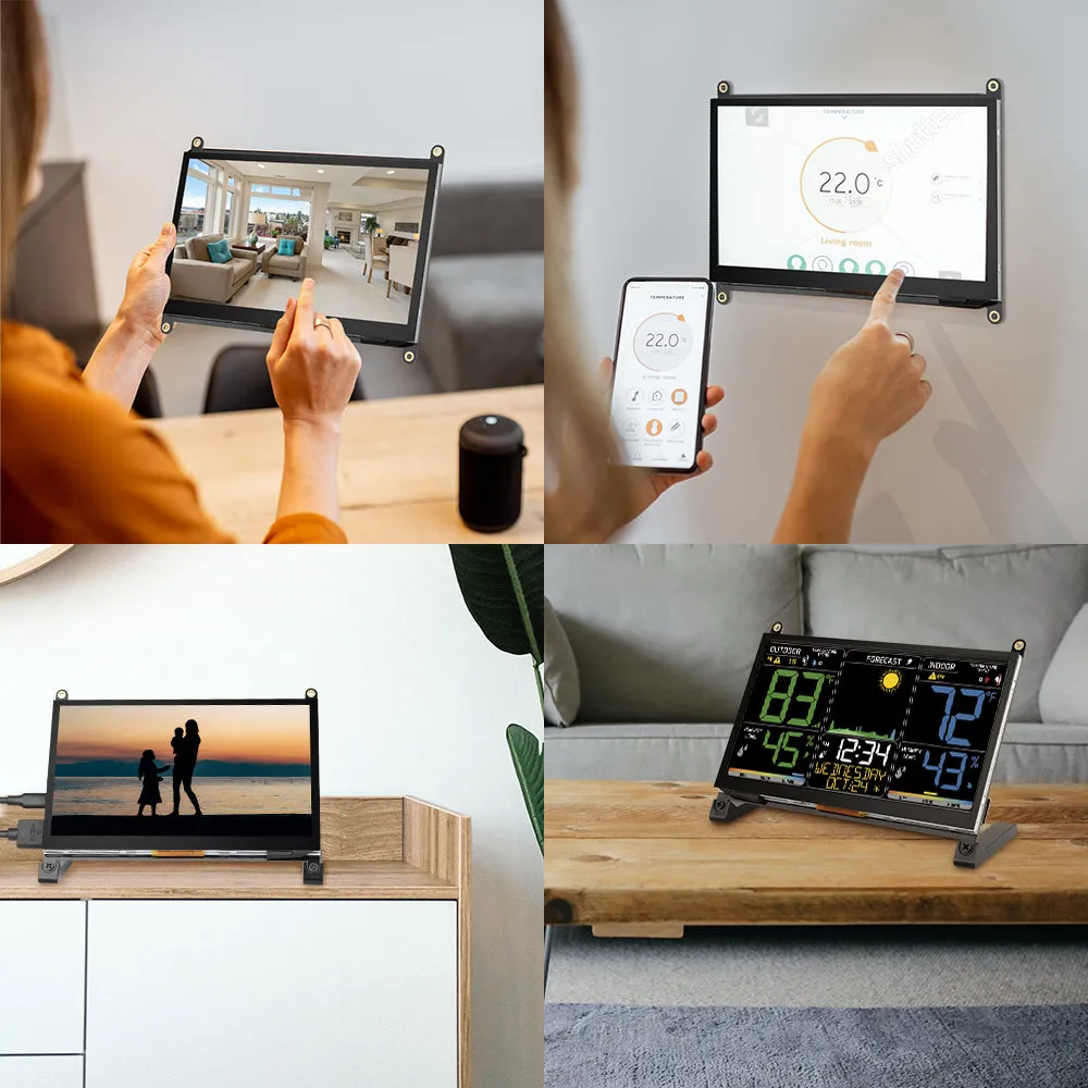 UPi B2 - Raspberry Pi 7" Touchscreen HDMI Monitor | UPERFECT UPi