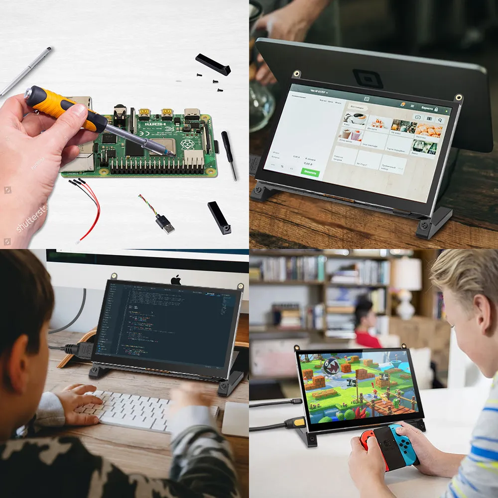 UPi B2 - Raspberry Pi 7" Touchscreen HDMI Monitor | UPERFECT UPi