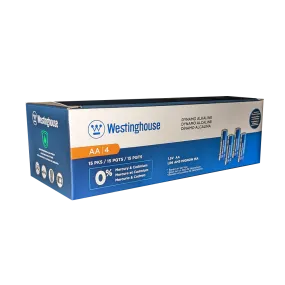 Westinghouse AA Dynamo Alkaline 60 Pack Box