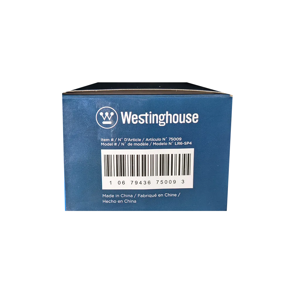 Westinghouse AA Dynamo Alkaline 60 Pack Box