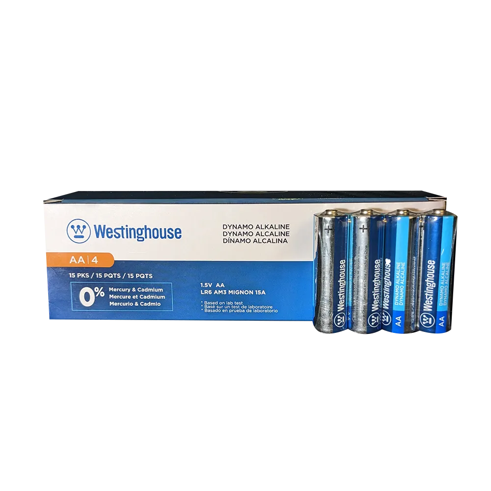 Westinghouse AA Dynamo Alkaline 60 Pack Box