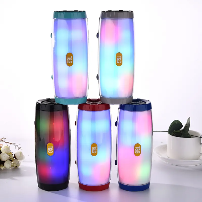 Wireless Bluetooth Speaker Portable Speaker Bluetooth Powerful High BoomBox Outdoor Bass HIFI TF FM Radio With LED Light