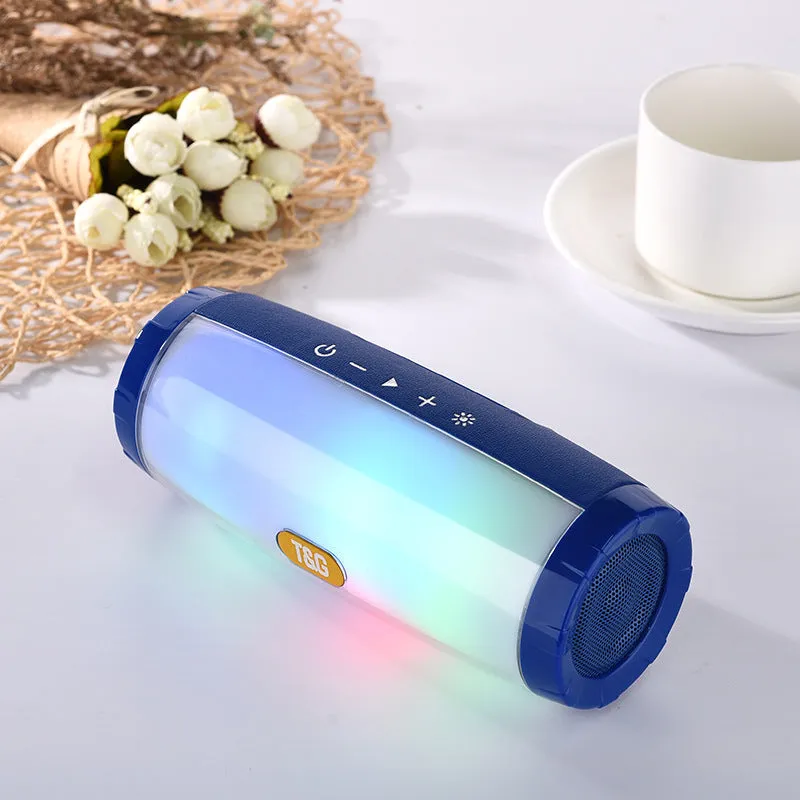 Wireless Bluetooth Speaker Portable Speaker Bluetooth Powerful High BoomBox Outdoor Bass HIFI TF FM Radio With LED Light