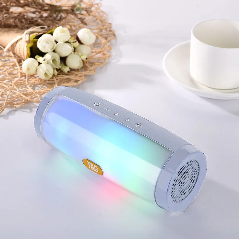 Wireless Bluetooth Speaker Portable Speaker Bluetooth Powerful High BoomBox Outdoor Bass HIFI TF FM Radio With LED Light