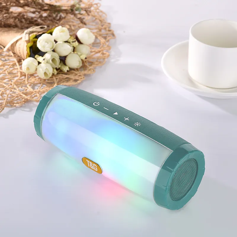 Wireless Bluetooth Speaker Portable Speaker Bluetooth Powerful High BoomBox Outdoor Bass HIFI TF FM Radio With LED Light