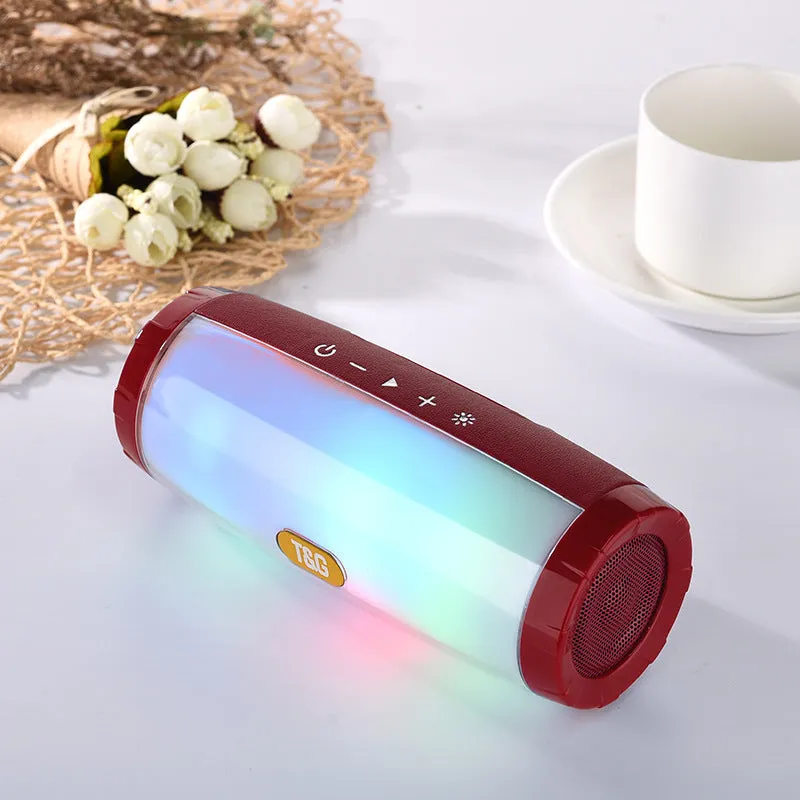 Wireless Bluetooth Speaker Portable Speaker Bluetooth Powerful High BoomBox Outdoor Bass HIFI TF FM Radio With LED Light