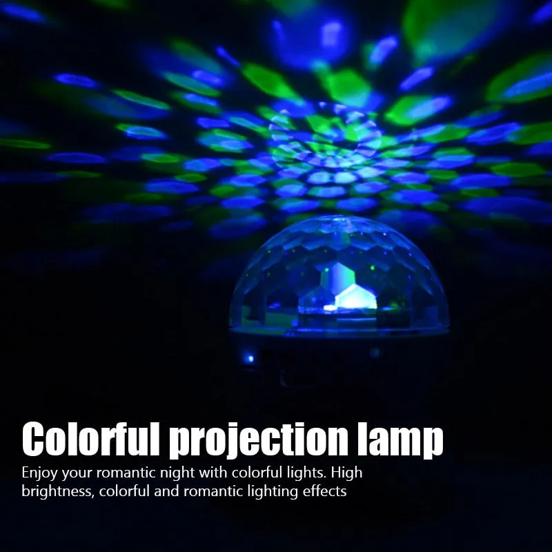 Wireless Bluetooth Speaker Stage Light LED Disco Ball Lights